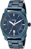 Buy Shop Fossil Machine Blue Dial Blue Steel Strap Watch for Men - FS5231 USA Online
