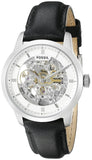 Buy Shop Fossil Townsman Automatic Skeleton White Dial Black Leather Strap Watch for Men - ME3085 USA Online