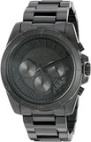 Buy Shop Michael Kors Brecken Chronograph Black Dial Black Steel Strap Watch For Men - MK8482 USA Online