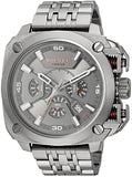 Buy Shop Diesel BAMF Chronograph Gray Dial Gray Steel Strap Watch For Men - DZ7344 USA Online