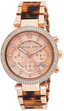 Buy Shop Michael Kors Parker Rose Gold Dial Two Tone Steel Strap Watch for Women - MK5538 USA Online