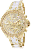 Buy Shop Michael Kors Wren Diamonds Gold Dial Two Tone Steel Strap Watch for Women - MK6157 USA Online