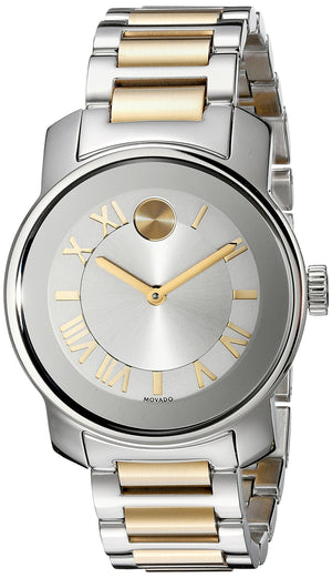 Buy Shop Movado Bold Silver Dial Two Tone Steel Strap Watch for Women - 3600245 USA Online