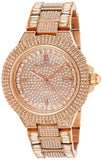 Buy Shop Michael Kors Camille Crystal Rose Gold Dial Rose Gold Steel Strap Watch for Women - MK5862 USA Online