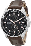Buy Shop Fossil Wakefield Black Dial Brown Leather Strap Watch for Men - CH2944 USA Online