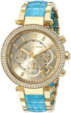 Buy Shop Michael Kors Parker Gold Dial Two Tone Steel Strap Watch for Women - MK6364 USA Online