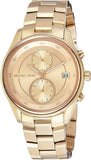 Buy Shop Michael Kors Briar Analog Gold Dial Gold Steel Strap Watch For Women - MK6464 USA Online