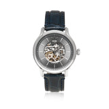 Buy Shop Maserati Epoca Automatic Skeleton Dial Black Leather Strap Watch For Men - R8821118002 USA Online