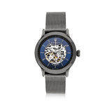 Buy Shop Maserati Epoca Automatic Skeleton Blue Dial Mesh Bracelet Watch For Men - R8823118002 USA Online