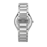 Buy Shop Maserati Stile Skeleton Automatic Black Dial Silver Steel Strap Watch For Men - R8823142002 USA Online