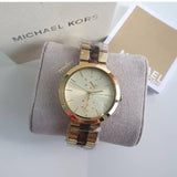 Buy Shop Michael Kors Garner Multifunction Gold Dial Two Tone Steel Strap Watch For Women - MK6471 USA Online