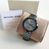 Buy Shop Michael Kors Garner Chronograph Quartz Blue Dial Blue Steel Strap Watch For Women - MK6410 USA Online