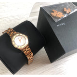 Buy Shop Marc Jacobs Blade White Dial Rose Gold Steel Strap Watch for Women - MBM3076 USA Online