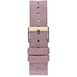 Buy Shop Guess Mariposa Pink Dial Pink Leather Strap Watch for Women - GW0008L2 USA Online
