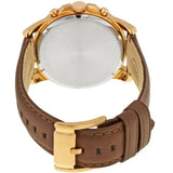 Buy Shop Fossil The Minimalist White Dial Brown Leather Strap Watch for Men - FS5397 USA Online