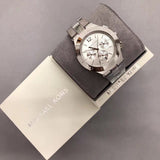 Buy Shop Michael Kors Wyatt White Dial Silver Steel Strap Watch For Women - MK5932 USA Online