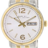Buy Shop Marc Jacobs Fergus White Dial Two Tone Steel Strap Watch for Men - MBM5079 USA Online