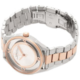 Buy Shop Marc Jacobs Tether Transparent White Dial Two Tone Steel Strap Watch for Women - MBM3436 USA Online