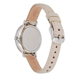 Buy Shop Fossil Jacqueline White Dial Beige Leather Strap Watch for Women - ES3793 USA Online