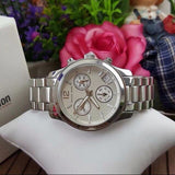 Buy Shop Michael Kors Runway Silver Dial Silver Steel Strap Watch for Women - MK5428 USA Online