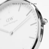 Buy Shop Daniel Wellington Classic Glasgow White Dial Two Tone NATO Strap Watch For Men - DW00100018 USA Online