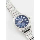 Buy Shop Fossil Everett Chronograph Blue Dial Silver Steel Strap Watch for Men - FS5795 USA Online