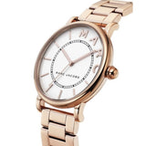 Buy Shop Marc Jacobs Roxy White Dial Rose Gold Steel Strap Watch for Women - MJ3523 USA Online