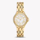 Buy Shop Michael Kors Camile Analog White Dial Gold Steel Strap Watch for Women - MK4801 USA Online