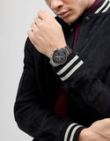 Buy Shop Fossil Townsman Chronograph Black Dial Silver Steel Strap Watch for Men - FS5349 USA Online