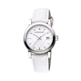 Buy Shop Burberry The City White Dial White Leather Strap Watch for Women - BU9128 USA Online