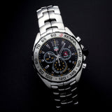 Tag Heuer Formula 1 Senna Limited Edition Chronograph Black Dial Silver Steel Strap Watch for Men - CAZ1013.BA0883