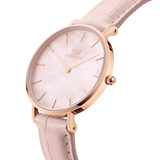 Buy Shop Daniel Wellington Petite Rouge Pink Dial Pink Leather Strap Watch For Women - DW00100511 USA Online