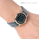 Buy Shop Marc Jacobs Baker Mini Green Dial Green Leather Strap Watch for Women - MBM1272 USA Online