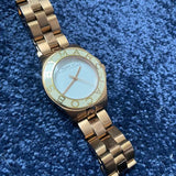 Buy Shop Marc Jacobs Amy White Dial Gold Steel Strap Watch for Women - MBM3051 USA Online