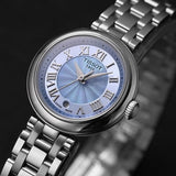 Buy Shop Tissot Bellissima Small Lady Light Blue Dial Silver Steel Strap Watch for Women - T126.010.11.133.00 USA Online