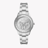 Buy Shop Fossil Stella Sport Multifunction Silver Dial Silver Steel Strap Watch for Women - ES5108 USA Online