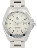 Buy Shop Tag Heuer Aquaracer White Dial Watch for Men - WAY1111.BA0928 USA Online