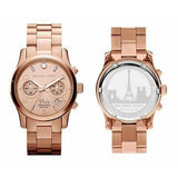 Buy Shop Michael Kors Paris Limited Edition Rose Gold Dial Steel Strap Watch for Women - MK5716 USA Online