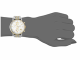 Buy Shop Fossil Original Boyfriend Analog White Dial Two Tone Steel Strap Watch for Women - ES3746 USA Online