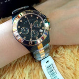 Buy Shop Marc Jacobs Blade Chronograph Grey Dial Two Tone Steel Strap Watch for Women - MBM3180 USA Online