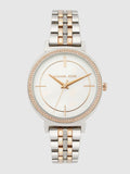 Buy Shop Michael Kors Cinthia Mother of Pearl Dial Two Tone Steel Strap Watch For Women - MK3831 USA Online