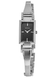 Bulova Classic Collection Black Dial Silver Steel Strap Watch for Women - 96L138