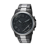 Buy Shop Fossil Grant Chronograph Black Dial Two Tone Steel Strap Watch for Men - FS5269 USA Online