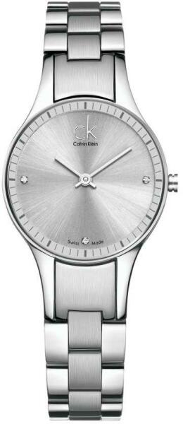 Buy Shop Calvin Klein Simplicity Silver Dial Silver Steel Strap Watch for Women - K4323141 USA Online