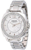 Buy Shop Coach Mini Boyfriend Diamonds Silver Dial Silver Steel Strap Watch for Women - 14501699 USA Online