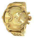 Buy Shop Diesel Big Daddy Analog Gold Dial Gold Stainless Steel Watch For Men - DZ7287 USA Online