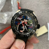 Buy Shop Tag Heuer Formula 1 Alec Monopoly Special Edition Black Rubber Strap Watch for Men - WAZ1117.FT8023 USA Online