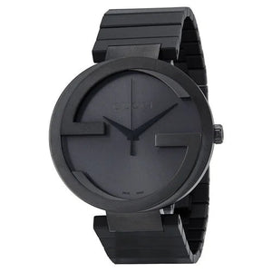Buy Shop Gucci G Interlocking Quartz Grey Dial Grey Steel Strap Watch For Men - YA133210 USA Online