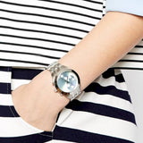 Buy Shop Marc Jacobs Peeker Chronograph Silver Dial Silver Steel Strap Watch for Women - MBM3371 USA Online