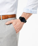 Buy Shop Movado Bold TR90 Black Dial Black Leather Strap Watch For Men - 3600307 USA Online
